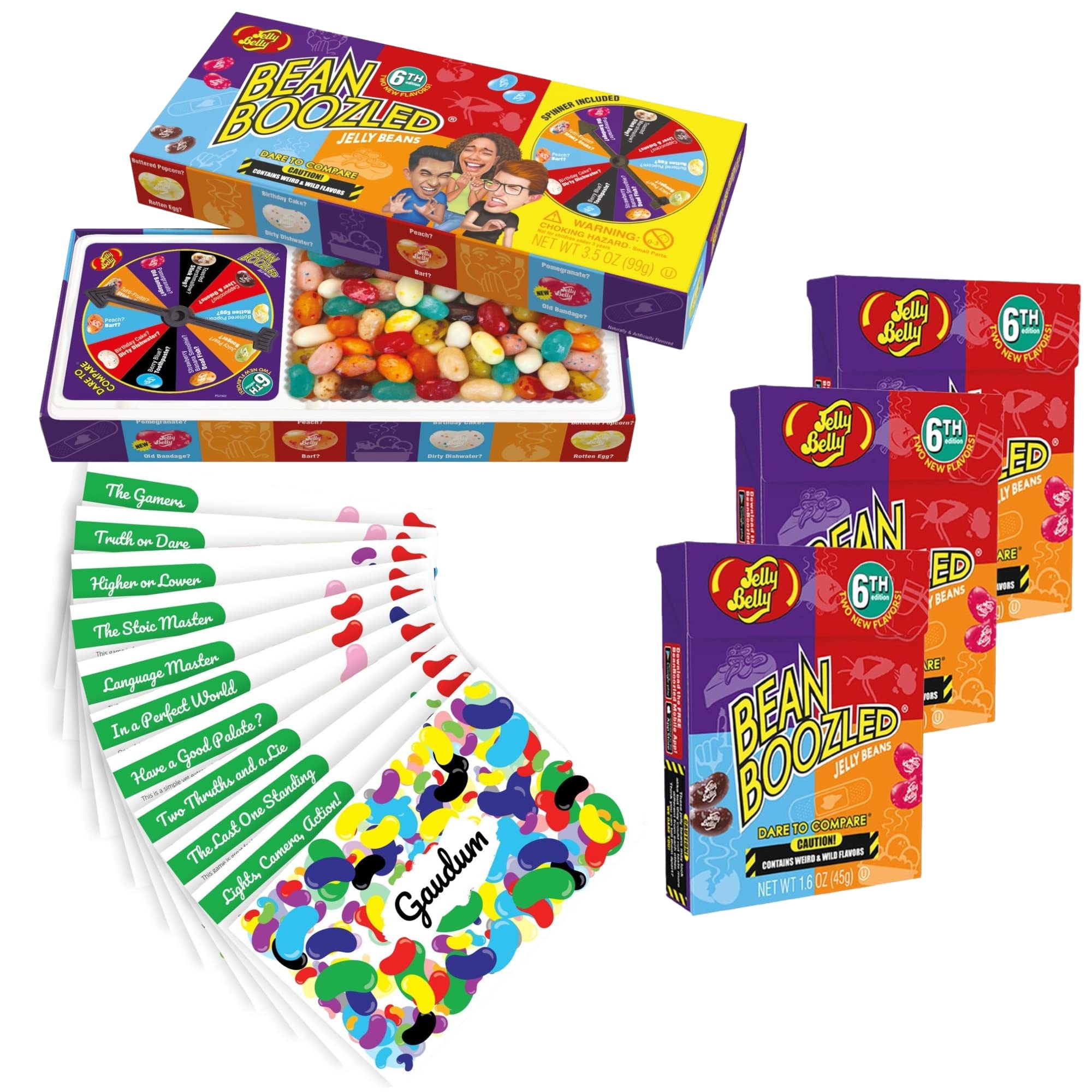 Bean Boozled Game Set New Edition 3 Refills 10 Jelly Bean Game Bean Boozled Game Set New Edition 3 Refills 10 Jelly Bean Game