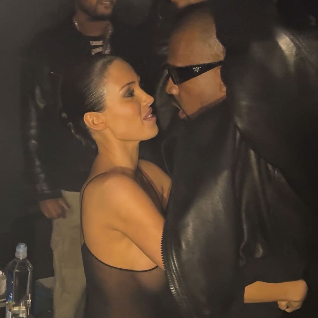 Kanye West And Bianca Censori Lick Each Other At Grammys After Party Kanye West And Bianca Censori Lick Each Other At Grammys After Party