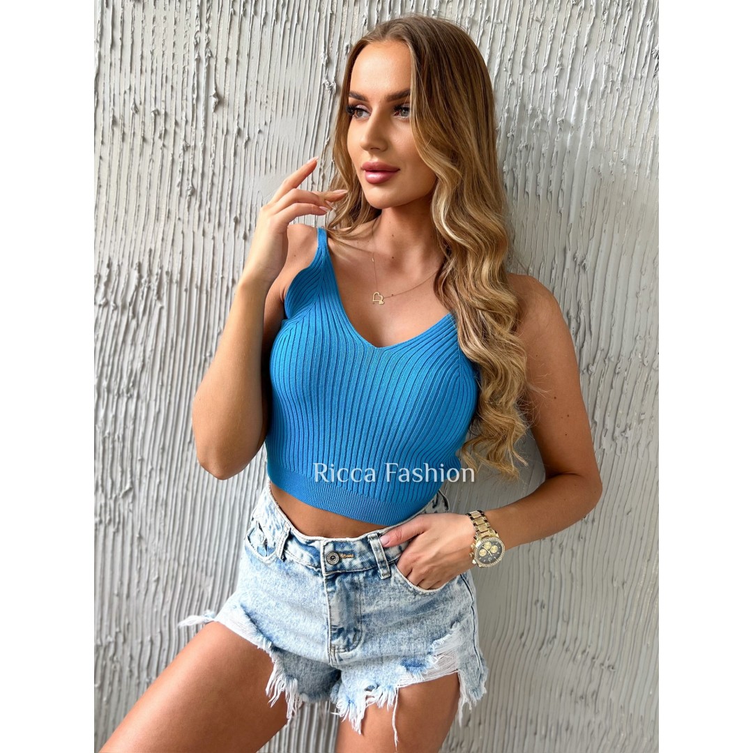Kombinezon Naomi Blue Sklep Ricca Fashion