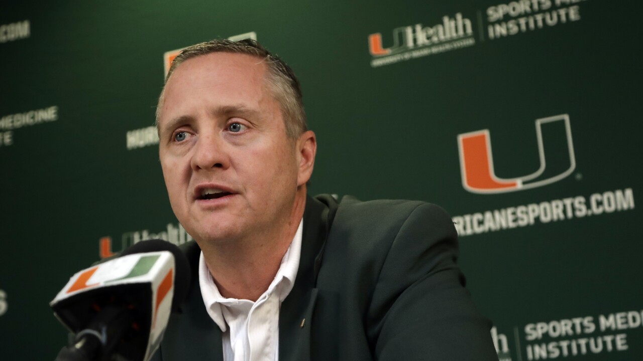 Miami Athletic Director Blake James Part Ways Miami Athletic Director Blake James Part Ways