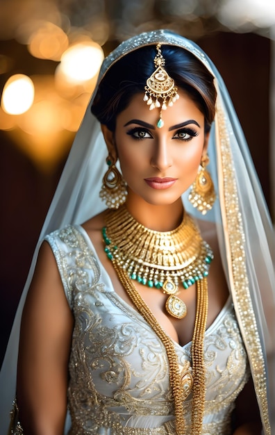 Premium Photo Captivating Portrait Of A Woman With Lavish Style And Premium Photo Captivating Portrait Of A Woman With Lavish Style And