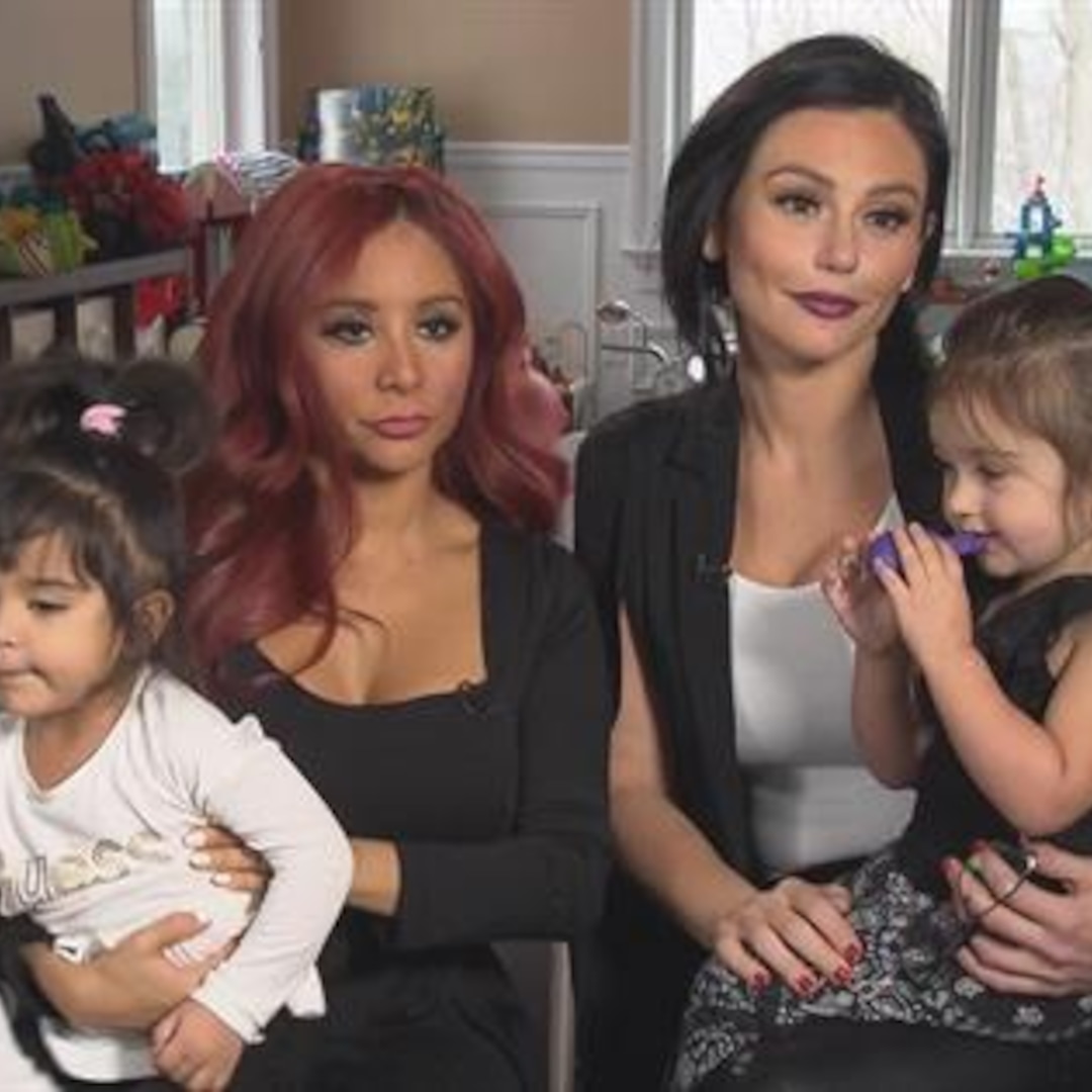 Snooki And Jwoww On How Motherhood Changed Their Lives E News Snooki And Jwoww On How Motherhood Changed Their Lives E News